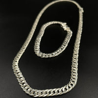 Thumbnail for Set Malla 5 mm — Cadena y Pulsera Plata 950 - nativosjewelry