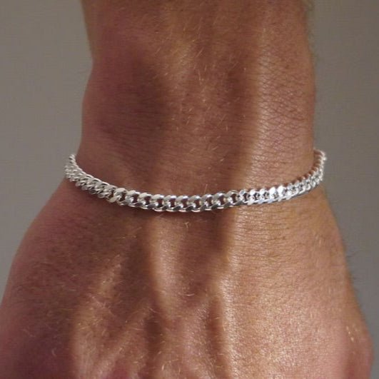 Miami Esencia 4mm — Silver Cuban Chain 950 (55cm) - nativosjewelry