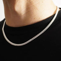 Thumbnail for Miami Esencia 4mm — Silver Cuban Chain 950 (55cm) - nativosjewelry