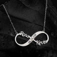 Thumbnail for Collar Infinito con Nombres Plata 950 - nativosjewelry