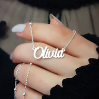 Thumbnail for Collar con nombre personalizado en Plata 950 - nativosjewelry