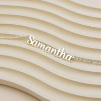 Thumbnail for Collar con nombre personalizado en Plata 950 - nativosjewelry
