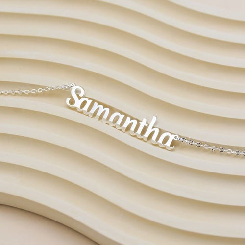 Collar con nombre personalizado en Plata 950 - nativosjewelry