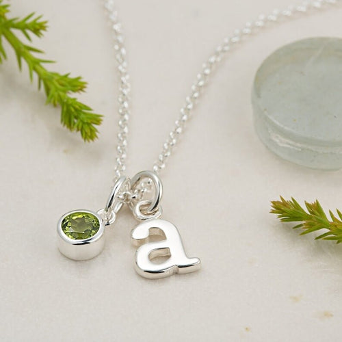 Collar con tu inicial de Plata 950 - nativosjewelry