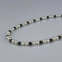 Thumbnail for Collar de Perlas Checas con piedras Onix - nativosjewelry