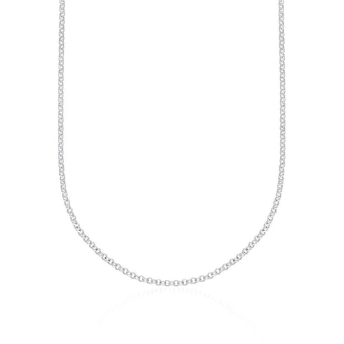 Collar Belcher Rolo Plata Ley 925 - nativosjewelry
