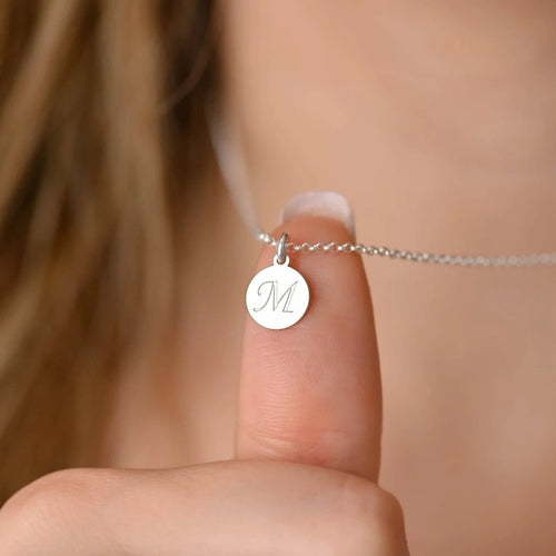 Collar con Inicial en Plata 950 - nativosjewelry