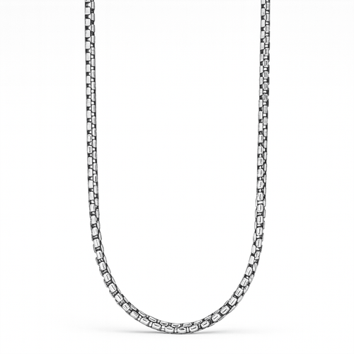 Cadena Box 2 mm — Plata 950 - nativosjewelry