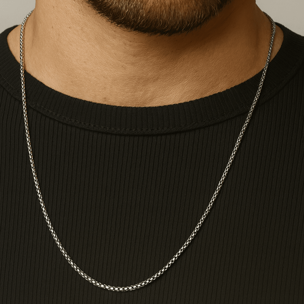 Cadena Box 2 mm — Plata 950 - nativosjewelry