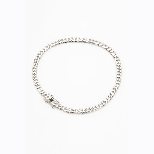 Cadena Cubana Miami Plata 999 – Broche Onix 6mm / 55cm - nativosjewelry