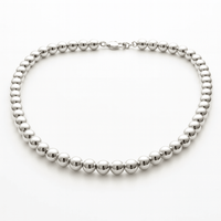 Thumbnail for Cadena de Cuentas Plata 950 – 55 cm - nativosjewelry