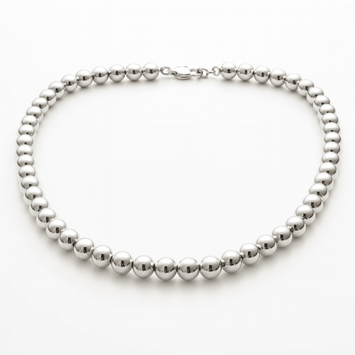Cadena de Cuentas Plata 950 – 55 cm - nativosjewelry