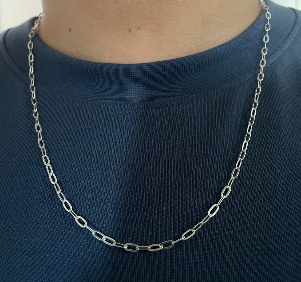 Cadena de Plata 925 modelo eslabón - nativosjewelry