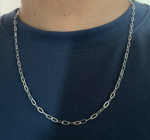 Cadena de Plata 925 modelo eslabón - nativosjewelry