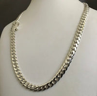 Thumbnail for Cadena Eslabones Cubanos 8mm - Plata ley 999 - nativosjewelry