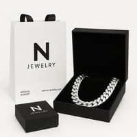 Thumbnail for Cadena Miami Cuban Maciza Plata Pura 999 – 16mm - nativosjewelry