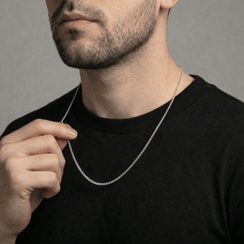 Cadena Microlomo de Plata 925 – Minimalismo Atemporal - nativosjewelry