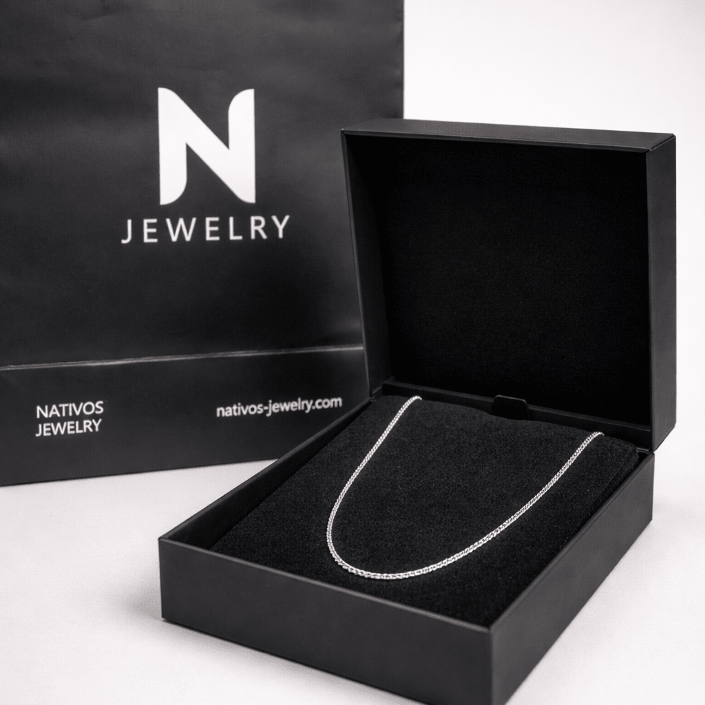 Cadena Microlomo de Plata 925 – Minimalismo Atemporal - nativosjewelry