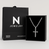 Thumbnail for Cadena y Cruz Celta de Plata 950 - nativosjewelry