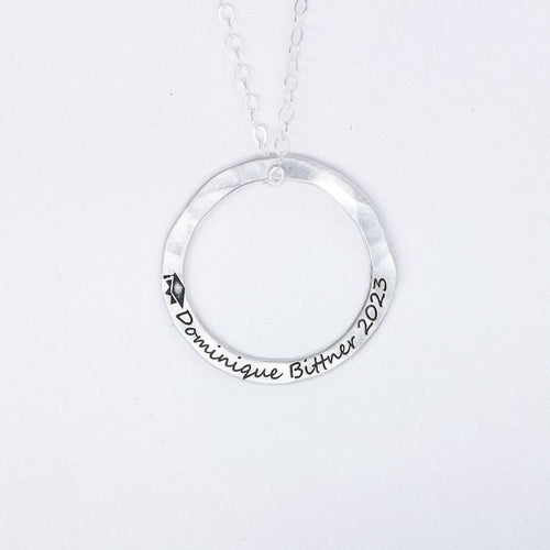 Collar circle personalizado de Plata 950 - nativosjewelry
