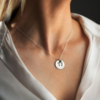 Thumbnail for Collar con dije piecito personalizado de Plata 950 - nativosjewelry