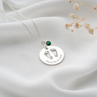 Thumbnail for Collar con dije piecito personalizado de Plata 950 - nativosjewelry