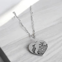 Thumbnail for Collar corazón en Olas - nativosjewelry