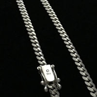 Thumbnail for collar de eslabones cubanos 6mm de Plata 999 70cm - nativosjewelry
