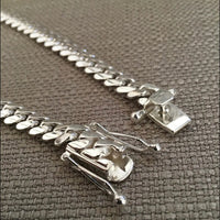 Thumbnail for Collar eslabones cubanos 8mm Plata 999 - nativosjewelry