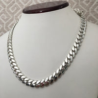 Thumbnail for Collar Eslabones Cubanos Plata 999 11mm - nativosjewelry