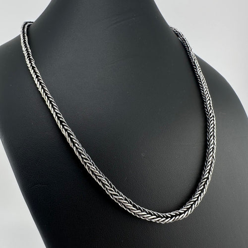 Collar Espiga 4mm Plata 950 - nativosjewelry