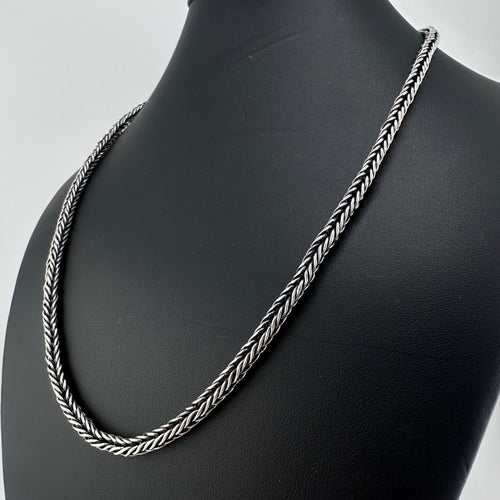 Collar Espiga 4mm Plata 950 - nativosjewelry