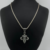 Thumbnail for Collar Espiga con dije Flor de Lys - nativosjewelry