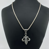 Thumbnail for Collar Espiga con dije Flor de Lys - nativosjewelry
