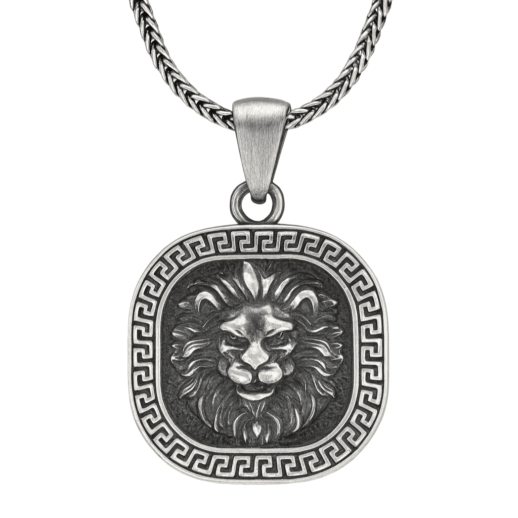 Collar León De Crin en Plata .950 – Inspiración Rústica y Artesanal - nativosjewelry