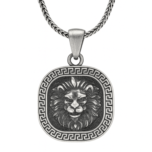 Collar León De Crin en Plata .950 – Inspiración Rústica y Artesanal - nativosjewelry