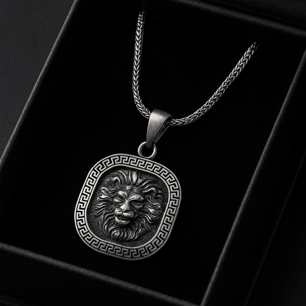 Collar León De Crin en Plata .950 – Inspiración Rústica y Artesanal - nativosjewelry