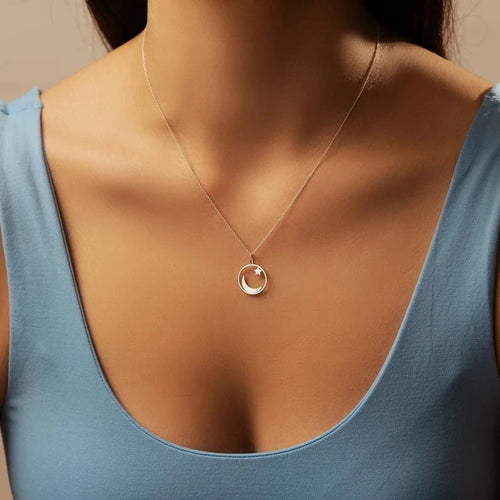 Collar Luna y estrella - nativosjewelry