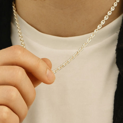 Collar Mariner - 5mm de espesor Plata 950 - nativosjewelry