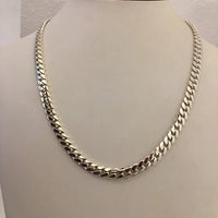 Thumbnail for Collar Miami Cuban de Plata ley 999 7mm de grosor - nativosjewelry