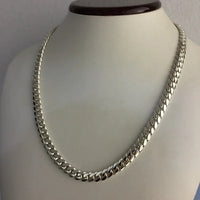 Thumbnail for Collar Miami Cuban de Plata ley 999 7mm de grosor - nativosjewelry