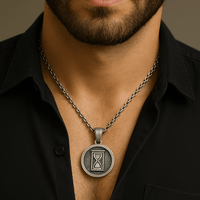 Thumbnail for Collar Tempo Arena - Plata 950 - nativosjewelry