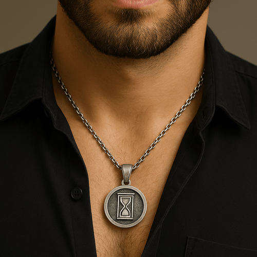 Collar Tempo Arena - Plata 950 - nativosjewelry