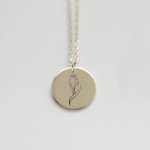 Collar Tulipanes - nativosjewelry
