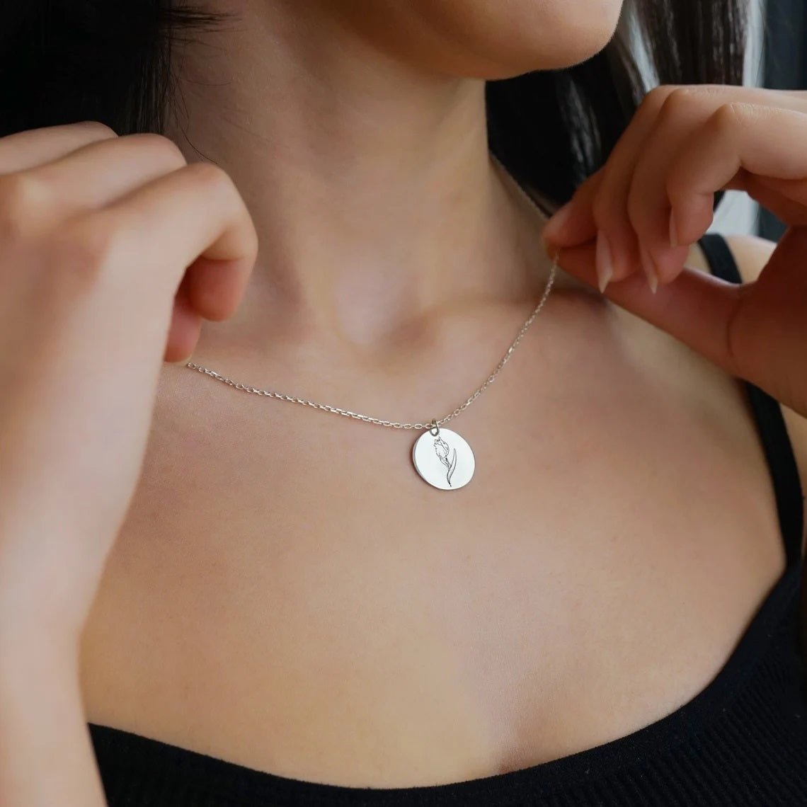 Collar Tulipanes - nativosjewelry