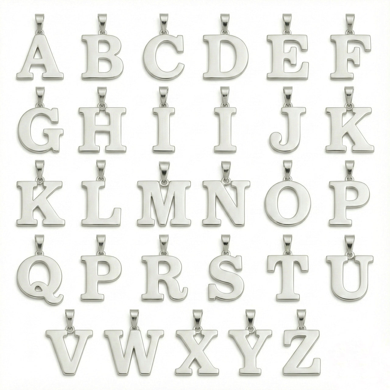 INICIAL DE PLATA 950 - nativosjewelry