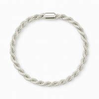 Thumbnail for Rope Carácter — 3mm Silver Bracelet 950 - nativosjewelry