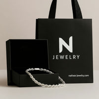Thumbnail for Rope Carácter — 3mm Silver Bracelet 950 - nativosjewelry