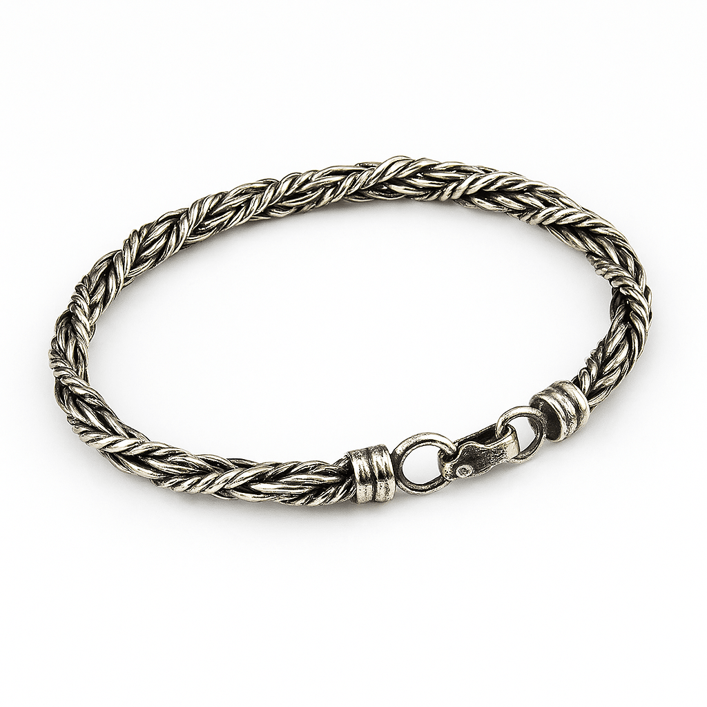 Espiga Carácter — Silver Bracelet 950 - nativosjewelry