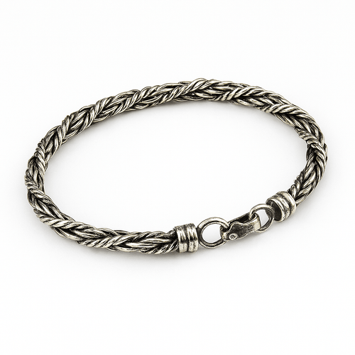 Espiga Carácter — Silver Bracelet 950 - nativosjewelry
